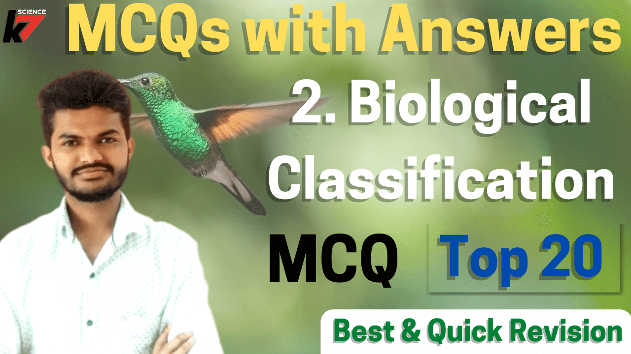 Important MCQ With Answers Biological Classification